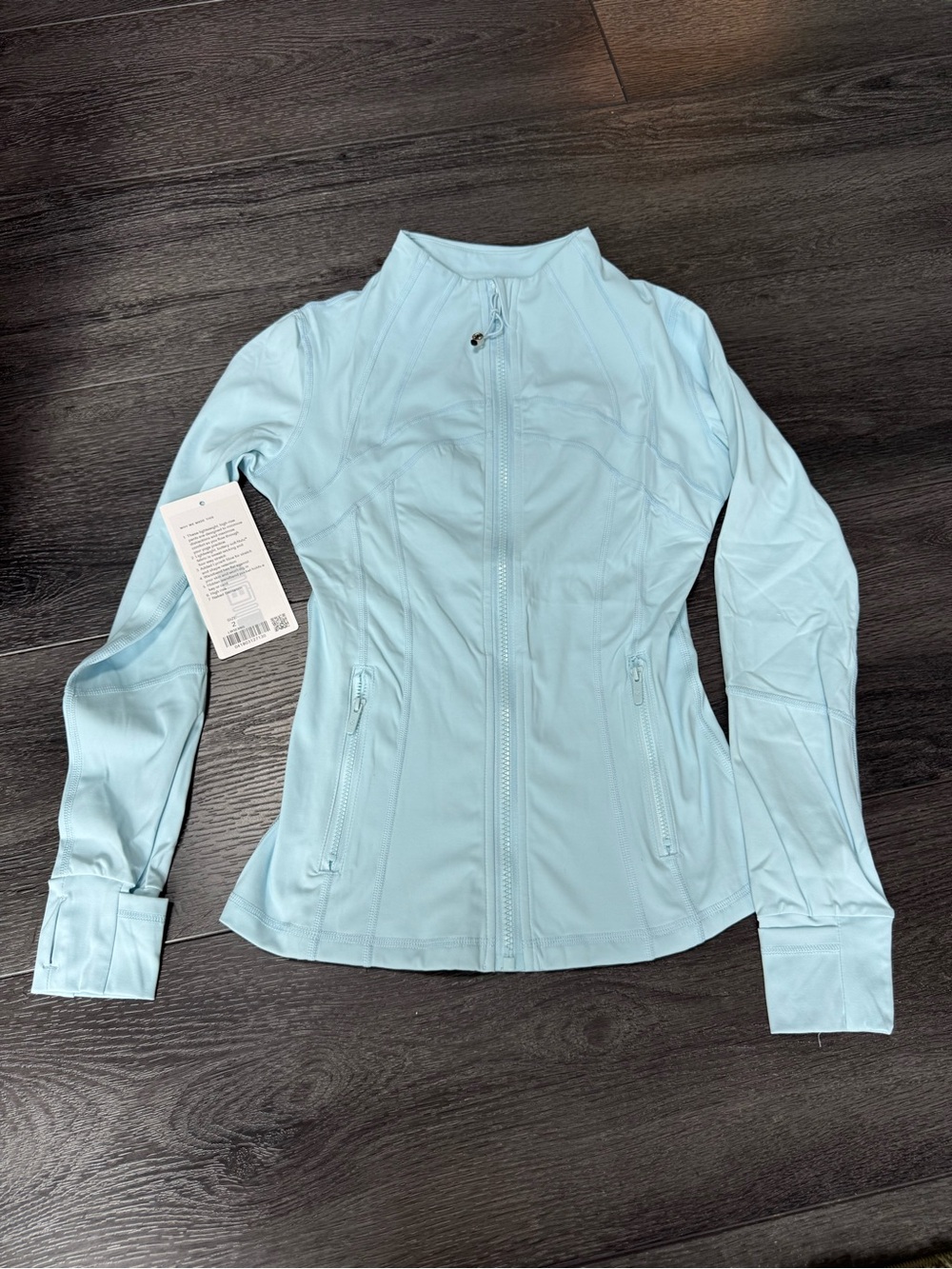 Women’s Sky Blue Zip-Up Jacket -Size 2